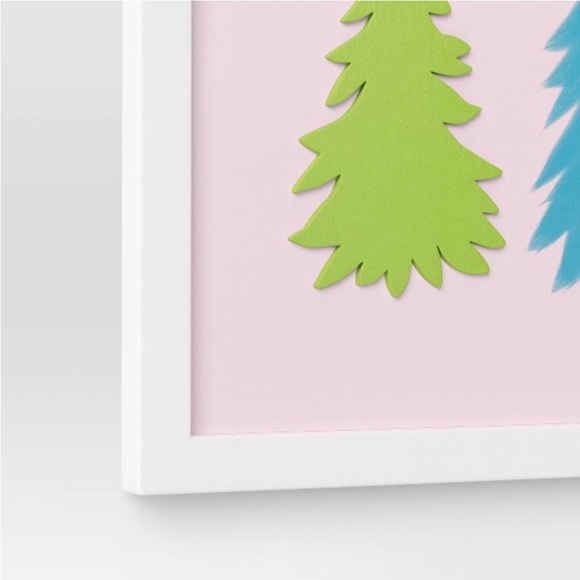 Target Pink Wood Christmas Tree Sign / Picture - Picture 14 of 15